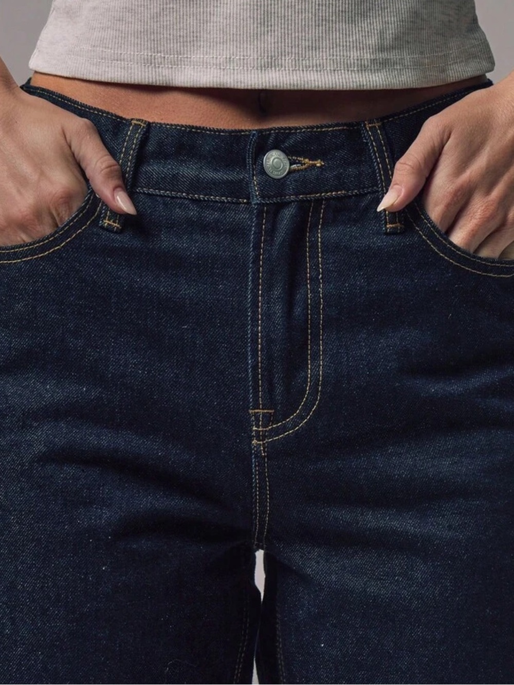 NWOT 🏷️ Classic Straight-Leg Jeans in Dark Indigo by Mursera - Picture 6 of 7